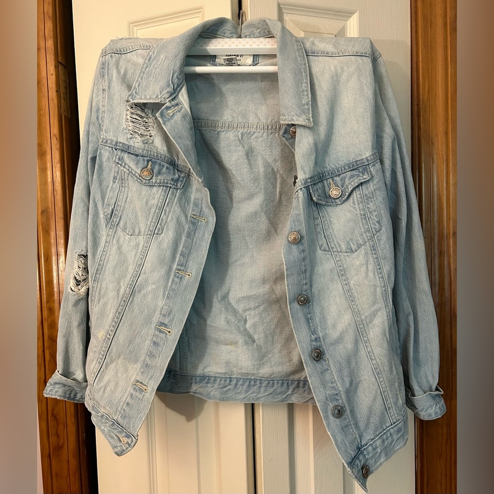 Distressed Denim Jacket